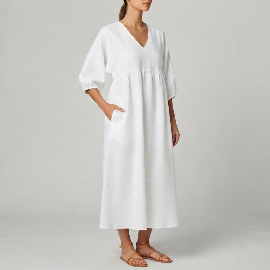 DAISY | Maxi dress with V-neck