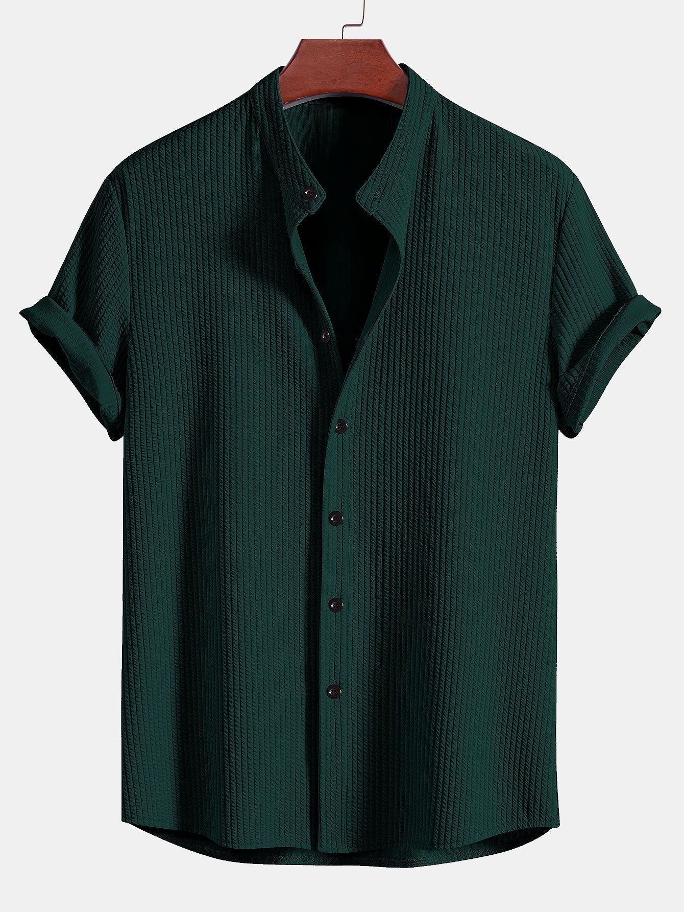 GRAYSON | Muscle fit shirt with stand collar