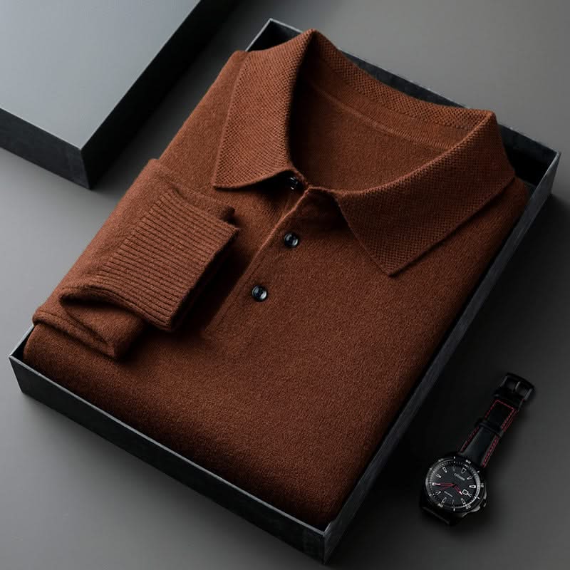 LEO | Knit sweater with ribbed cuffs