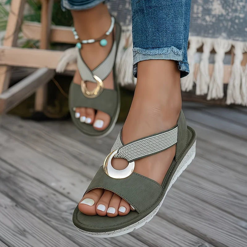 AMELIA | Slip-on sandal with cushioned sole