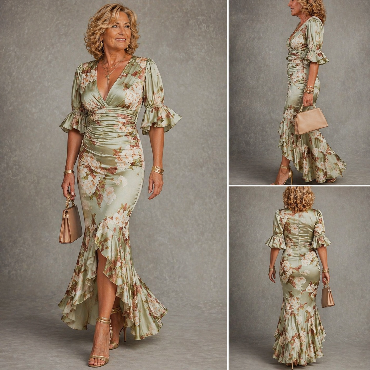 HANNAH | Maxi dress with floral print