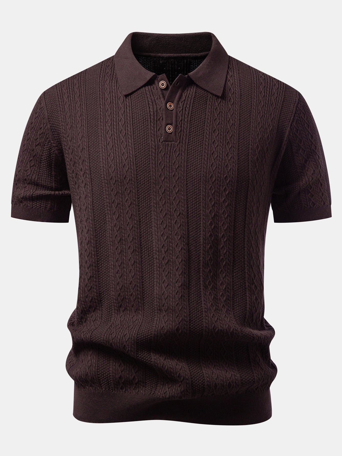 JASPER | Polo with geometric jacquard