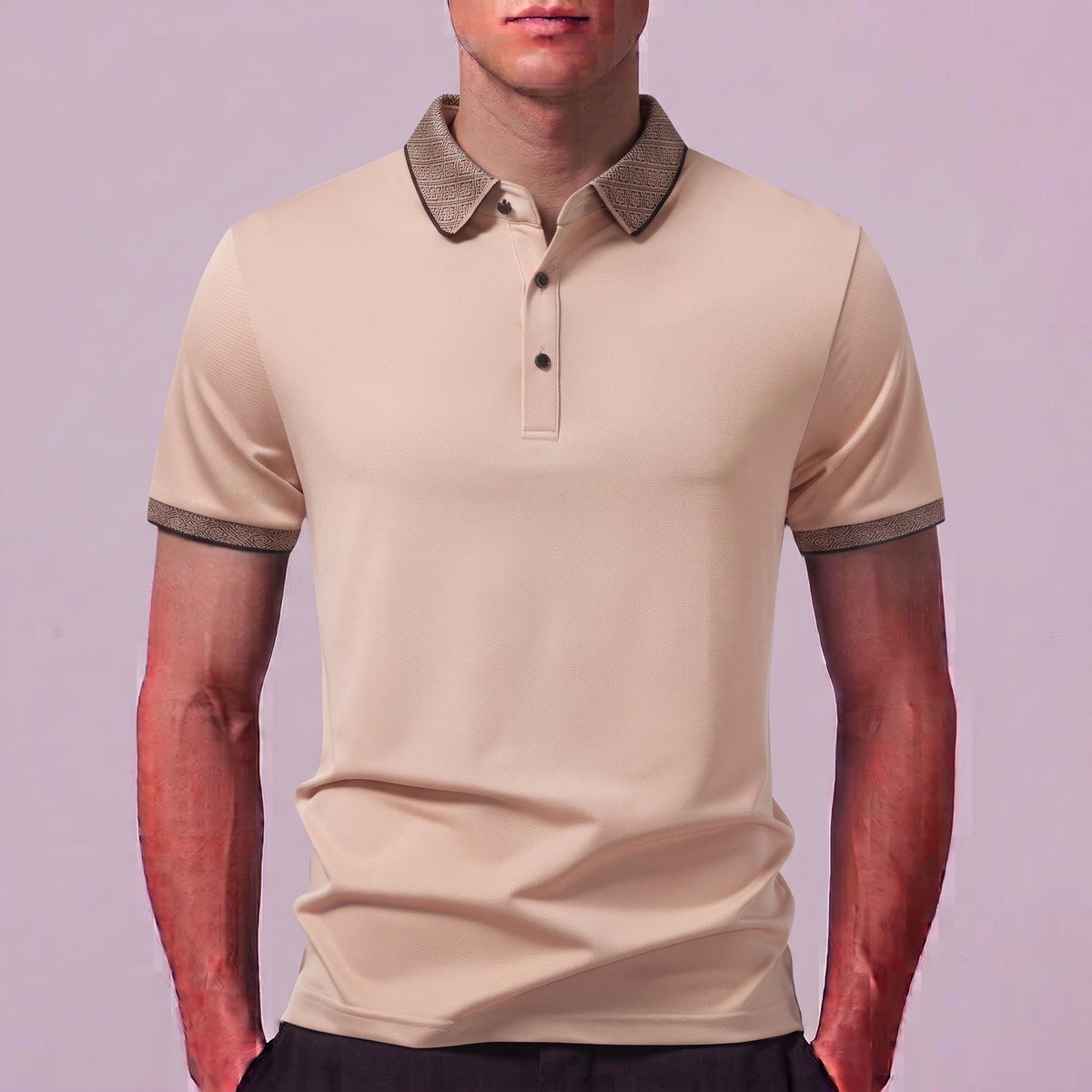 HARPER | Polo with contrast collar