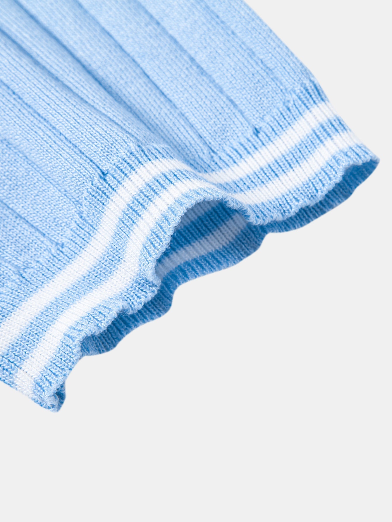EZRA | Knit polo with Johnny collar