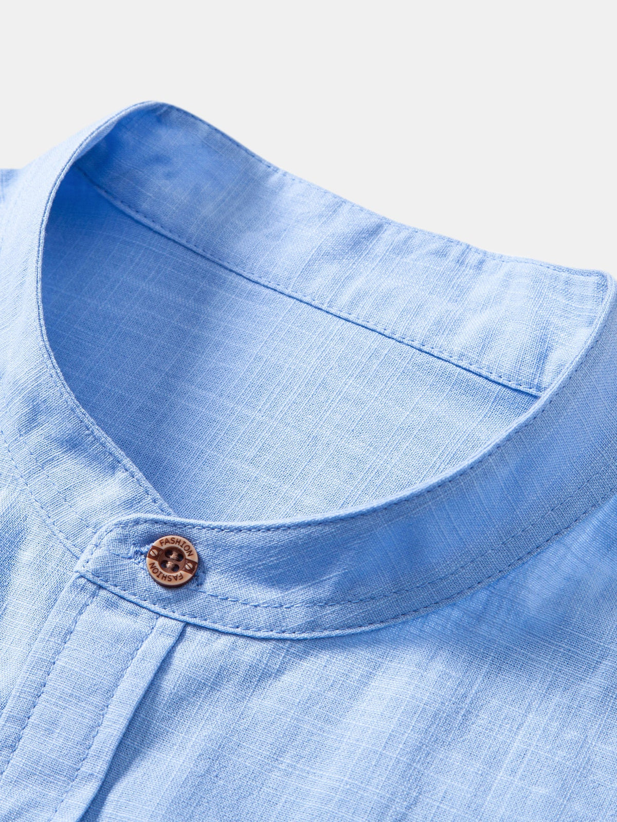 HENRY | Short sleeve shirt with stand collar