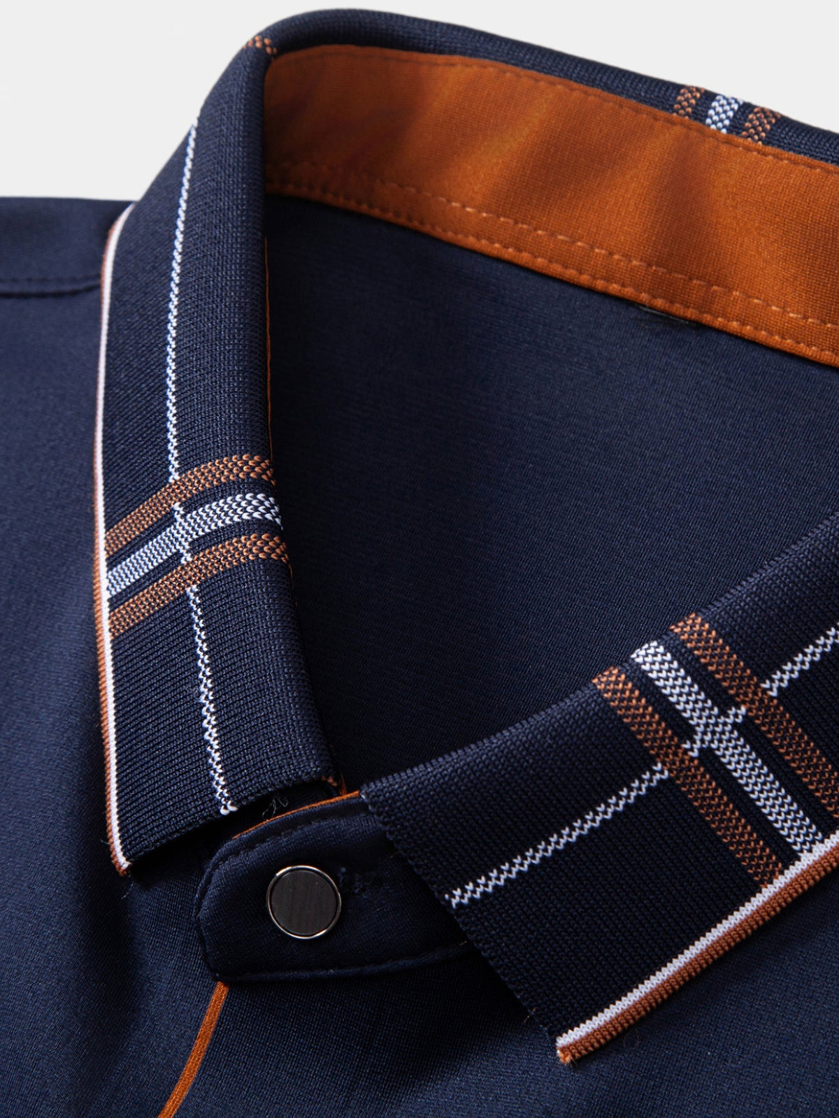 ELIJAH | Polo with plaid collar