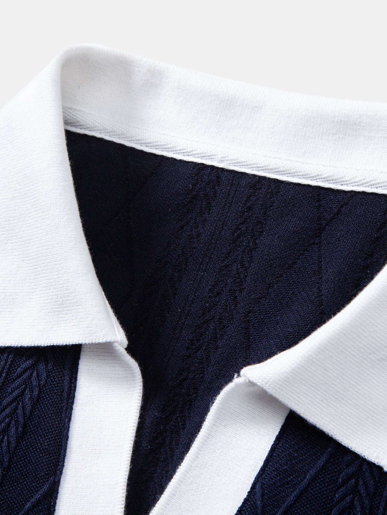 OWEN | Polo with geometric jacquard
