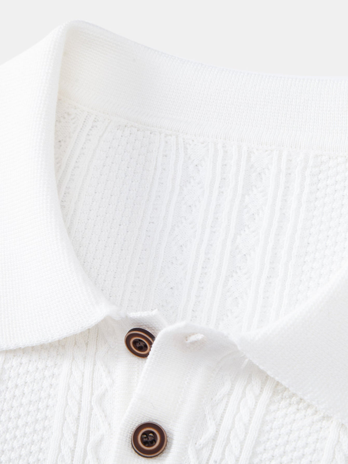 JASPER | Polo with geometric jacquard