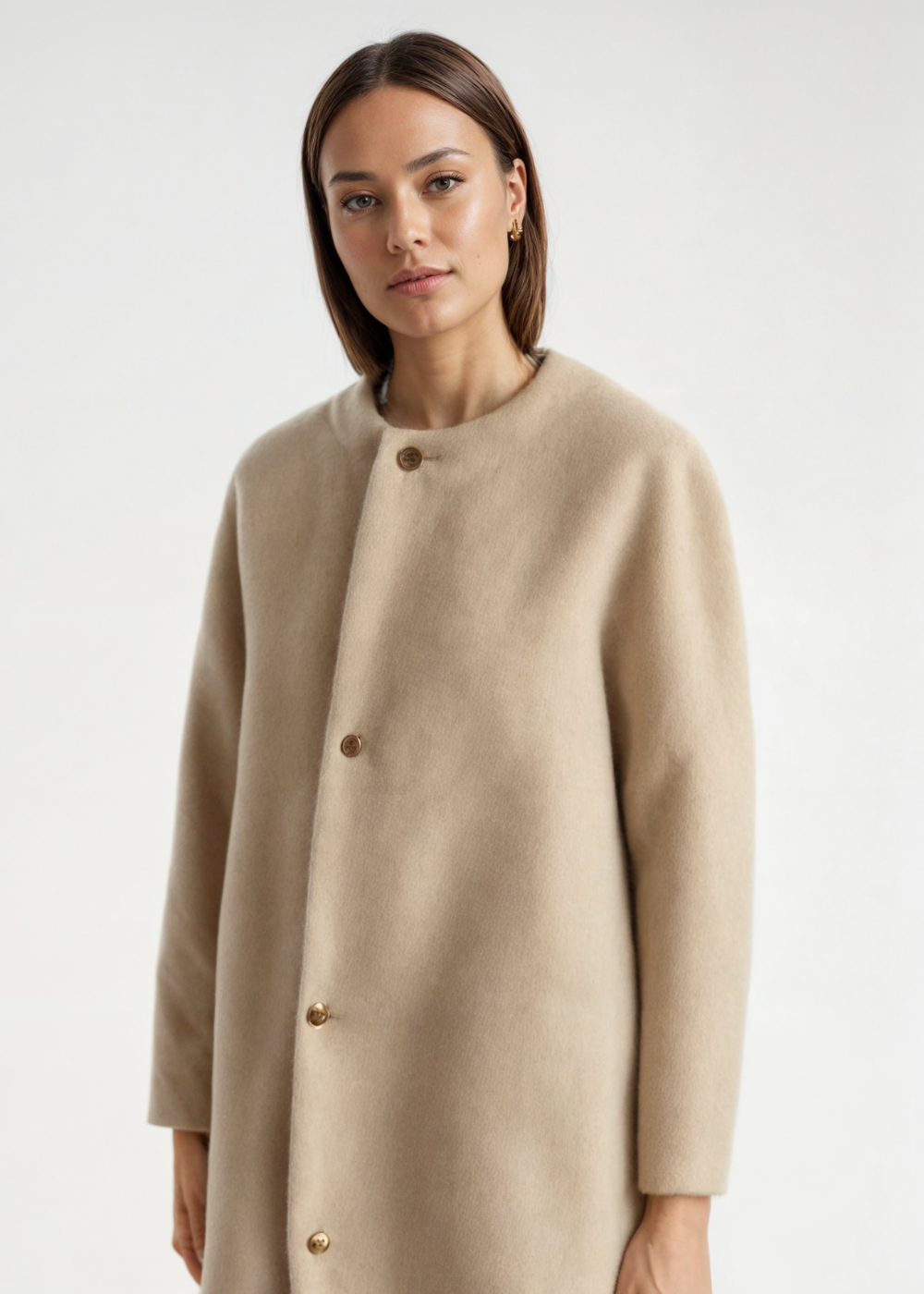 GRACE | Open-front cardigan with relaxed fit