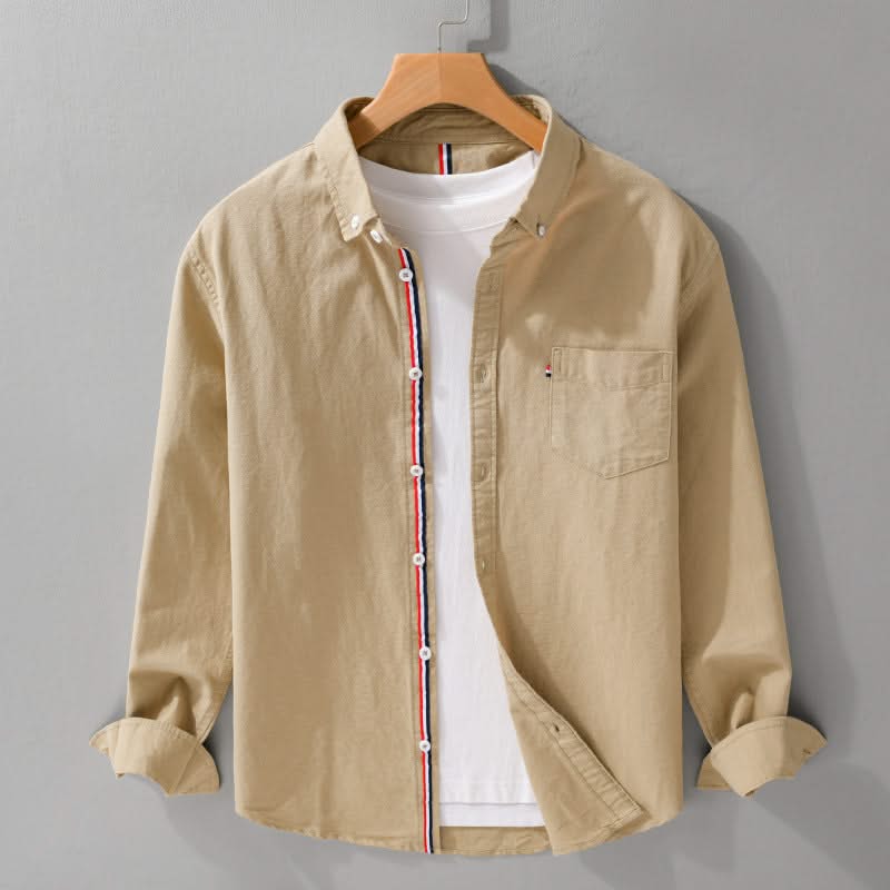 WILLIAM | Shirt with striped placket