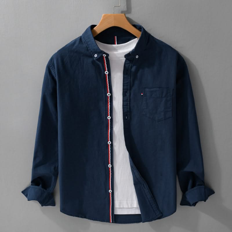 WILLIAM | Shirt with striped placket
