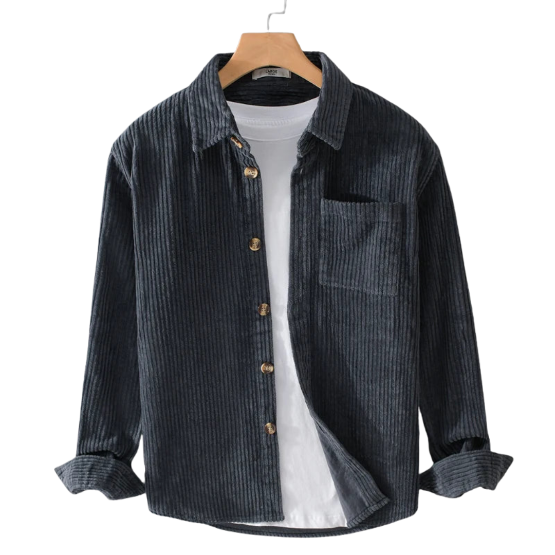 HAWTHORNE | Corduroy shirt with button-down front