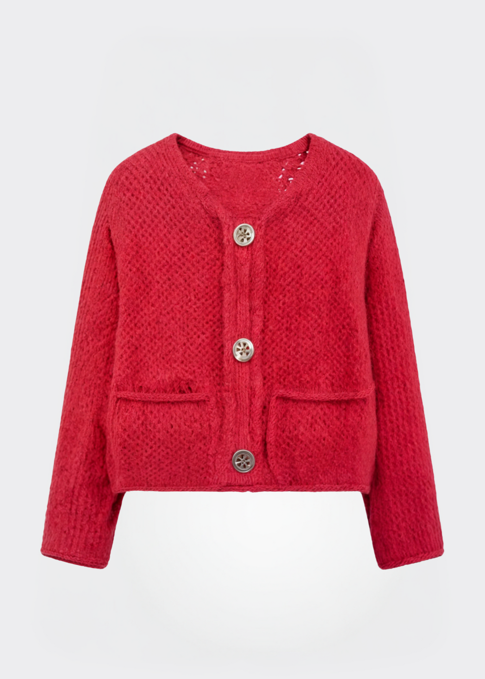 NORA | Knit cardigan with open front