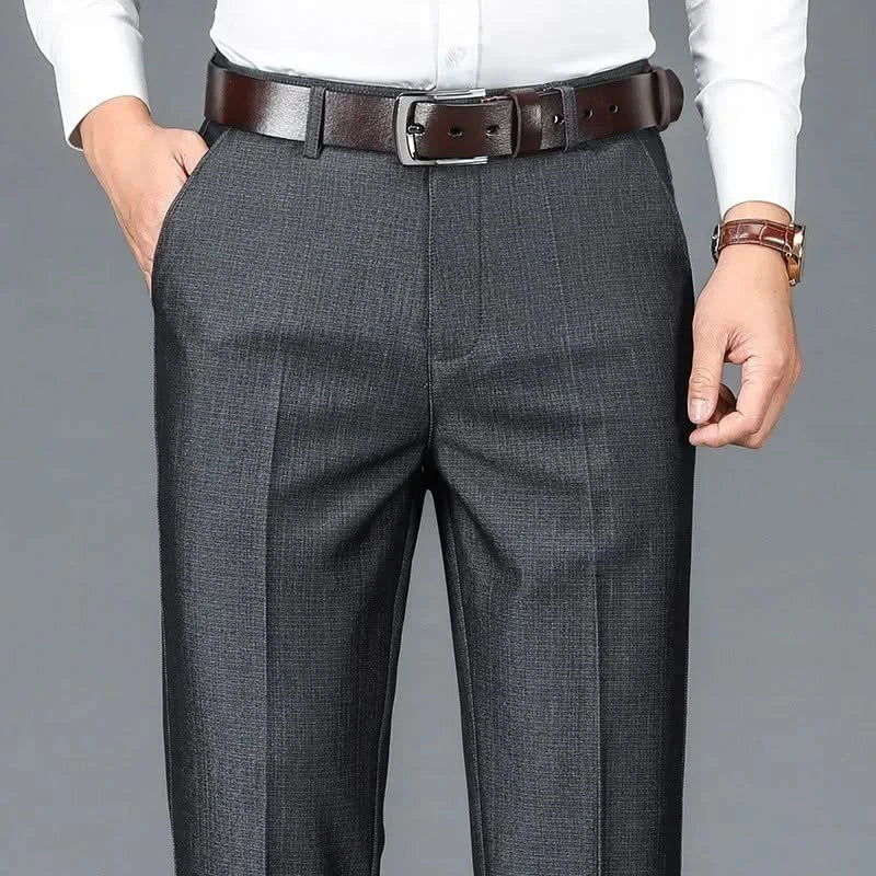 GRAYSON | Straight-leg pants with side pockets