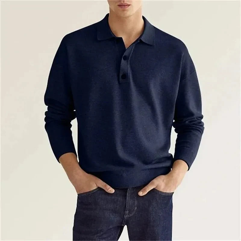 CORVIN | Polo shirt with lapel collar