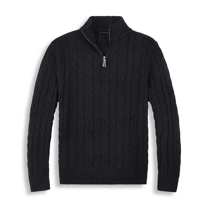 HENRY | Half-zip sweater with high collar