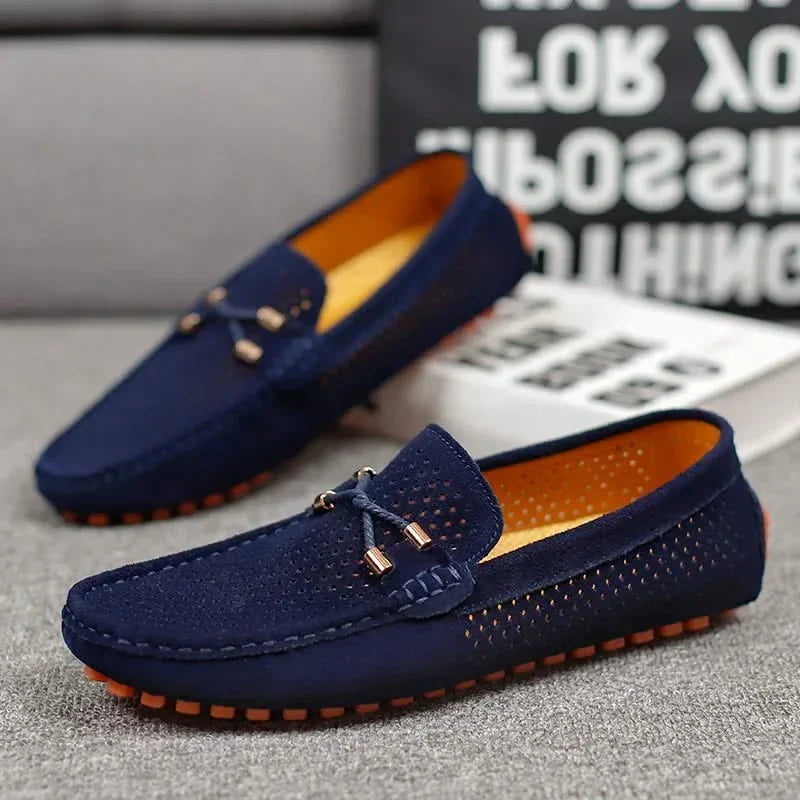 GIANNI | Perforated loafers with slip-on fit