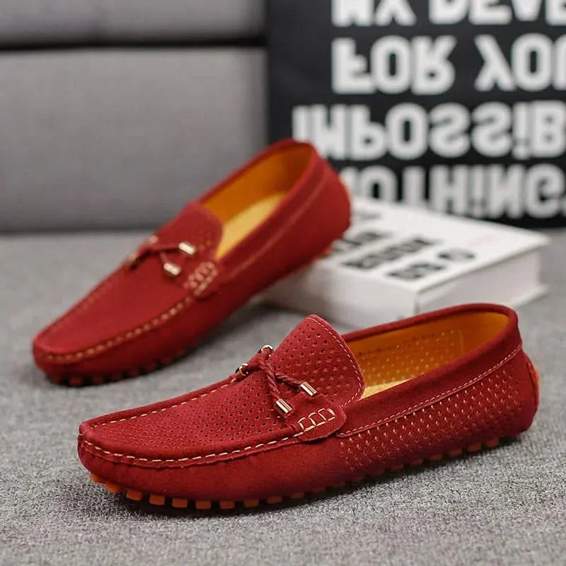 GIANNI | Perforated loafers with slip-on fit