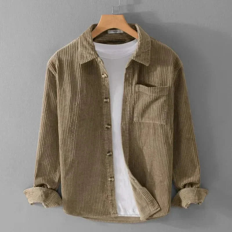 HAWTHORNE | Corduroy shirt with button-down front