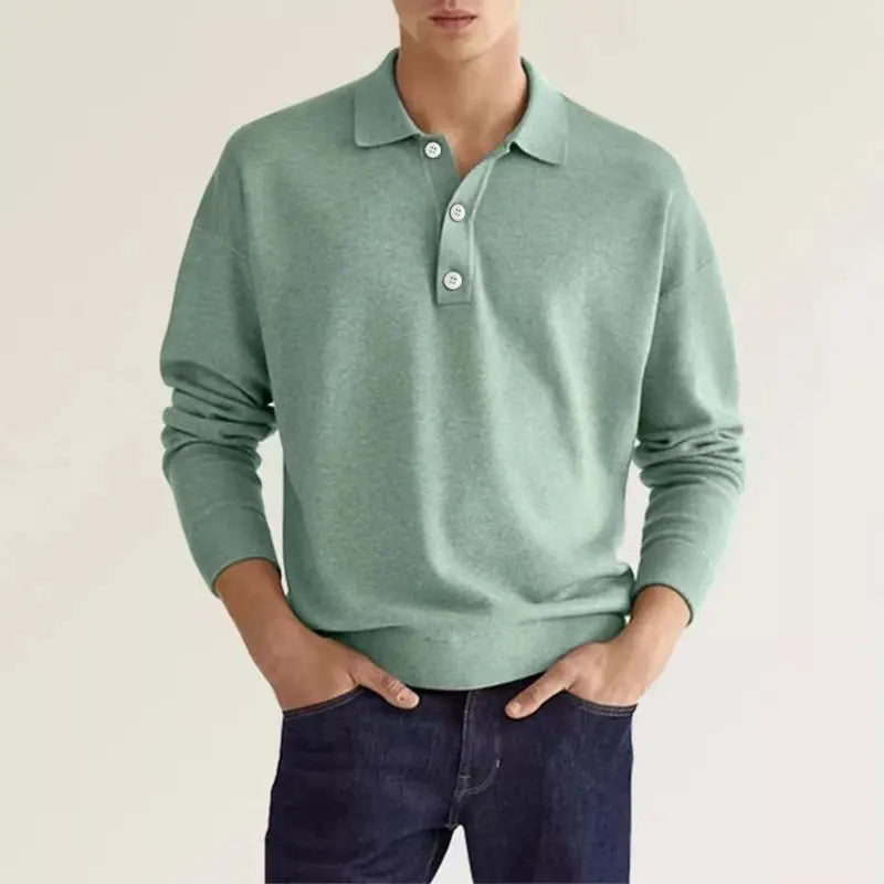 CORVIN | Polo shirt with lapel collar
