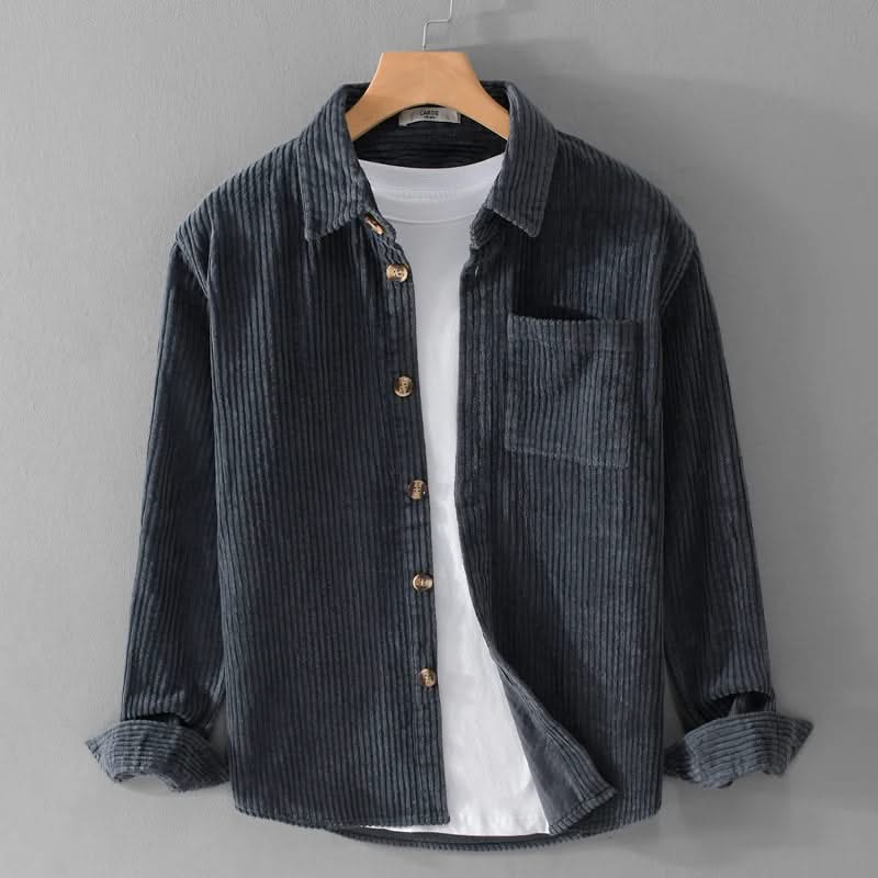 HAWTHORNE | Corduroy shirt with button-down front