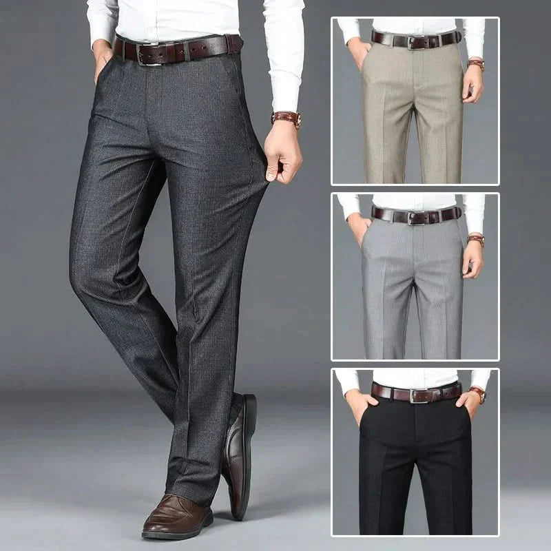 GRAYSON | Straight-leg pants with side pockets