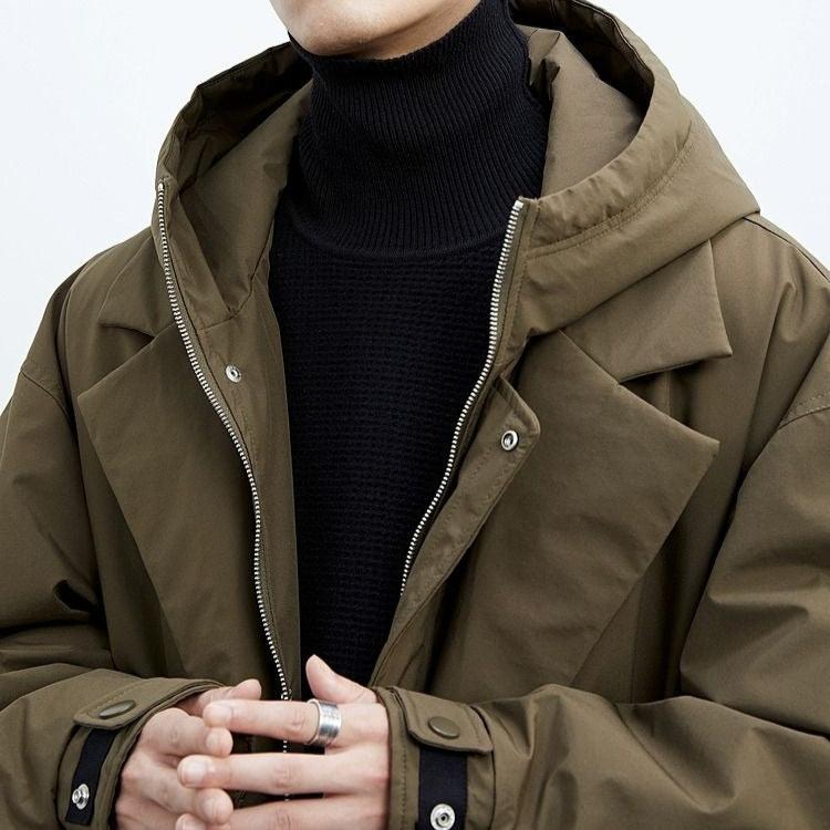 OLIVIA | Long coat with hood
