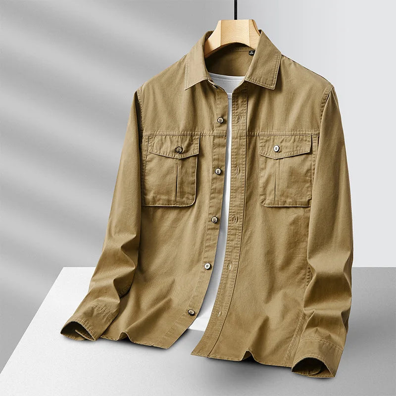 CORBIN | Overshirt with chest pockets