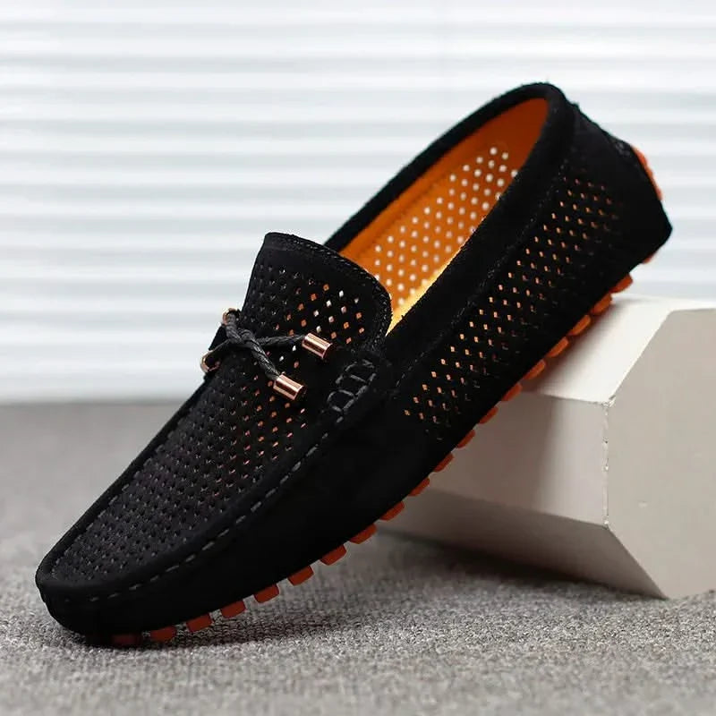 GIANNI | Perforated loafers with slip-on fit