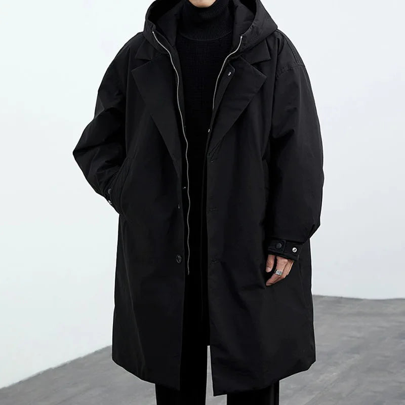 OLIVIA | Long coat with hood