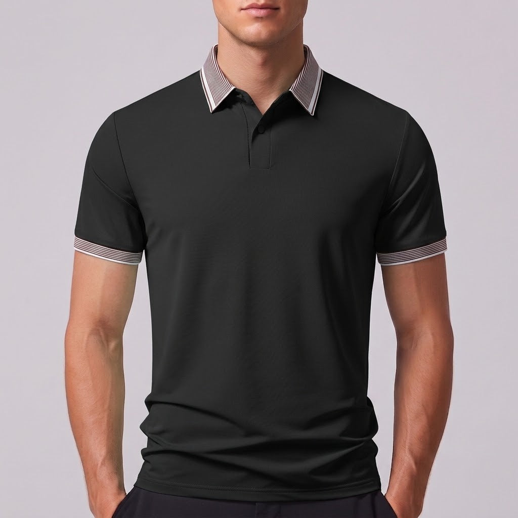 ELIJAH | Polo with contrast stripes