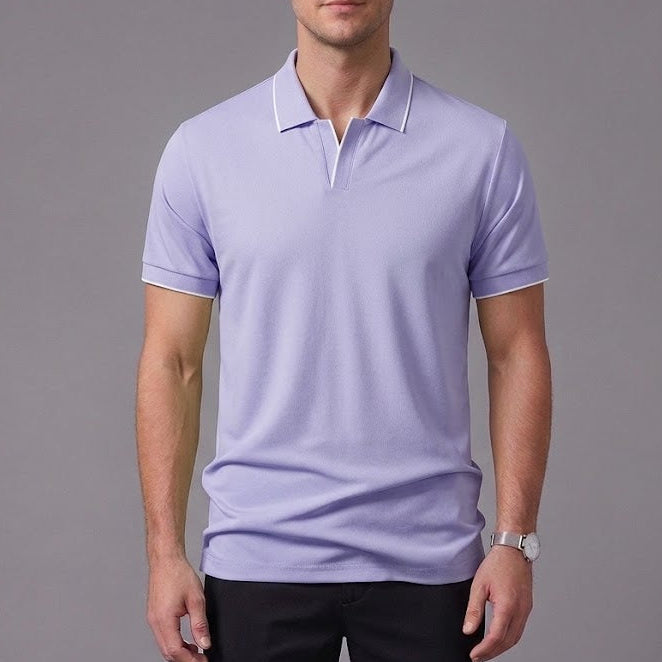 HENRY | Polo with Johnny collar
