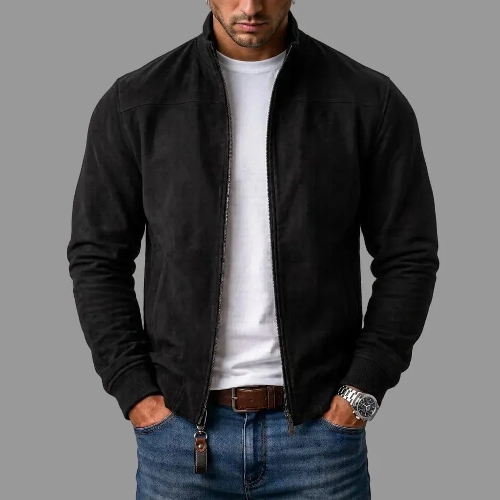 NOAH | Bomber jacket with stand collar