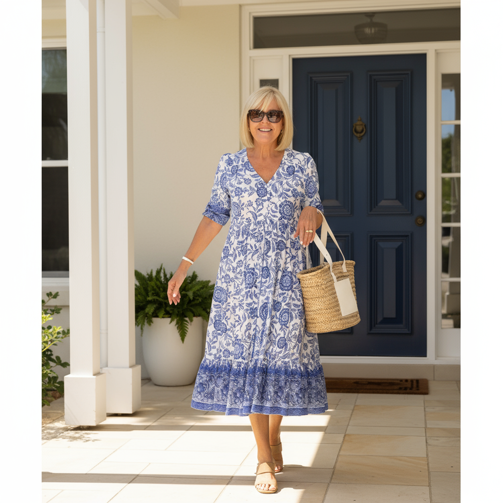 DANNA | Maxi dress with floral print