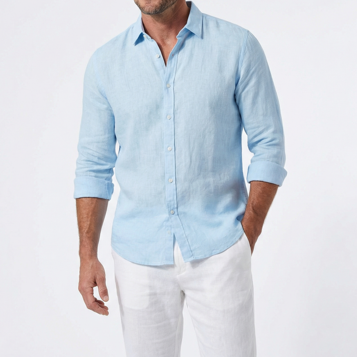 JAMES | Shirt with point collar