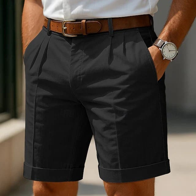 NOAH | Shorts with pleated front