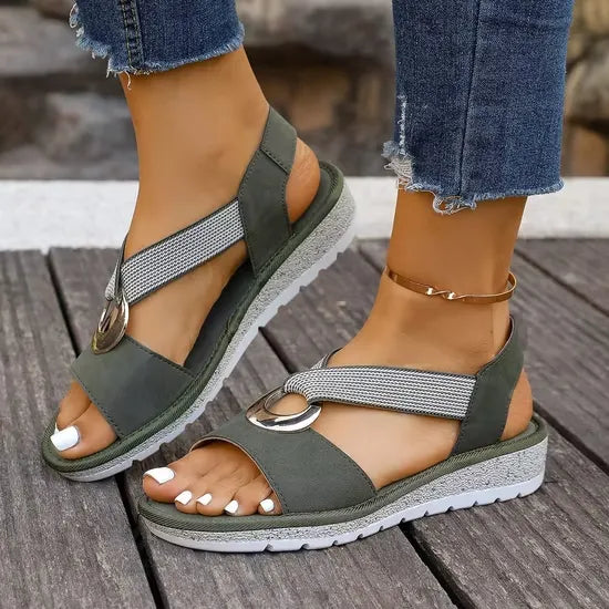 AMELIA | Slip-on sandal with cushioned sole