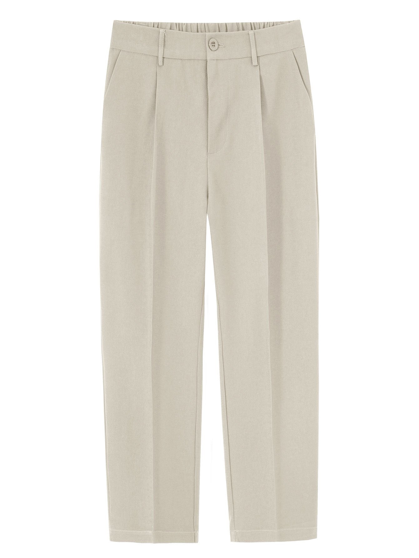 CHLOE | Straight-leg pants with elastic waistband