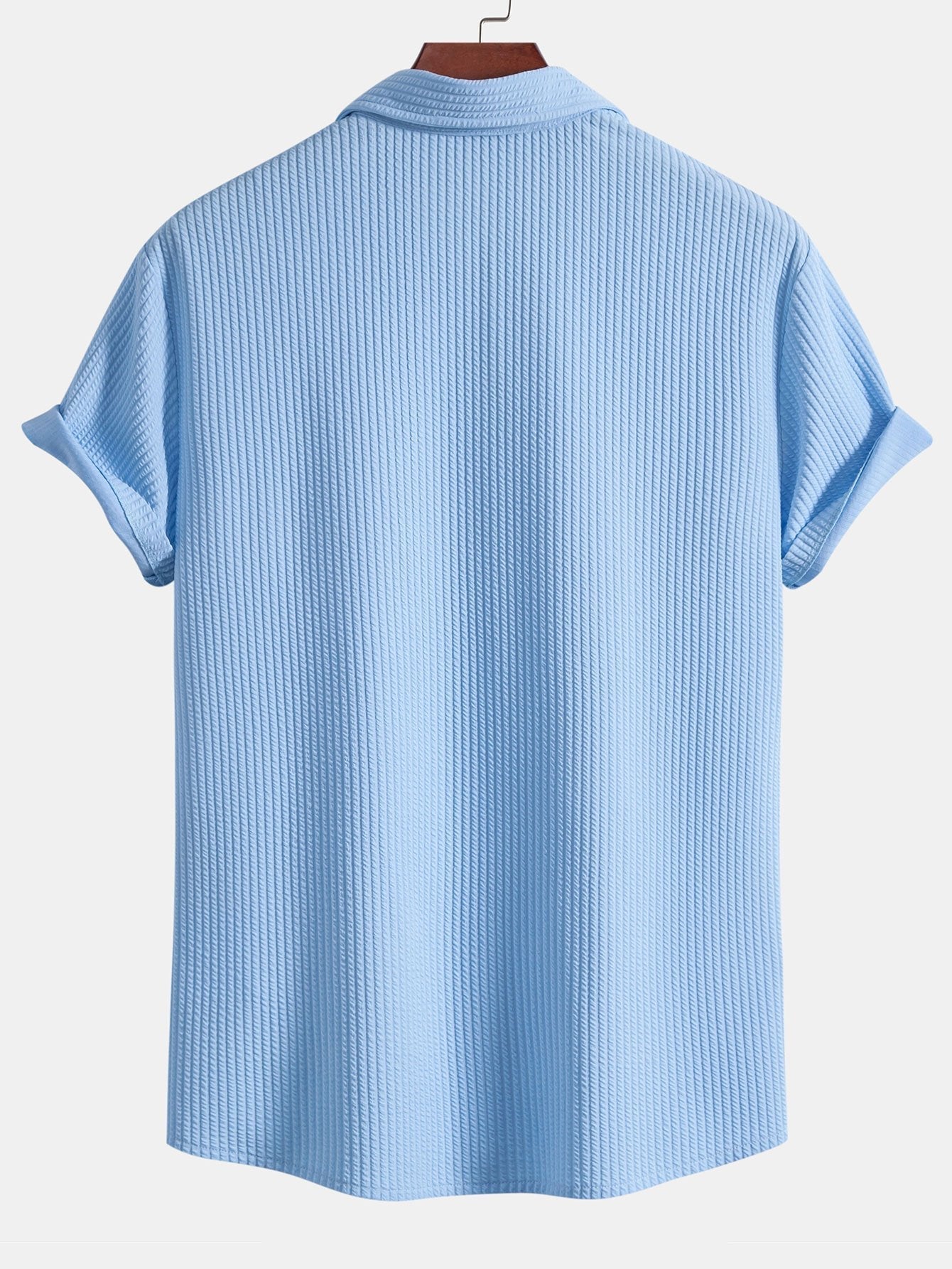 OWEN | Ribbed shirt with muscle fit