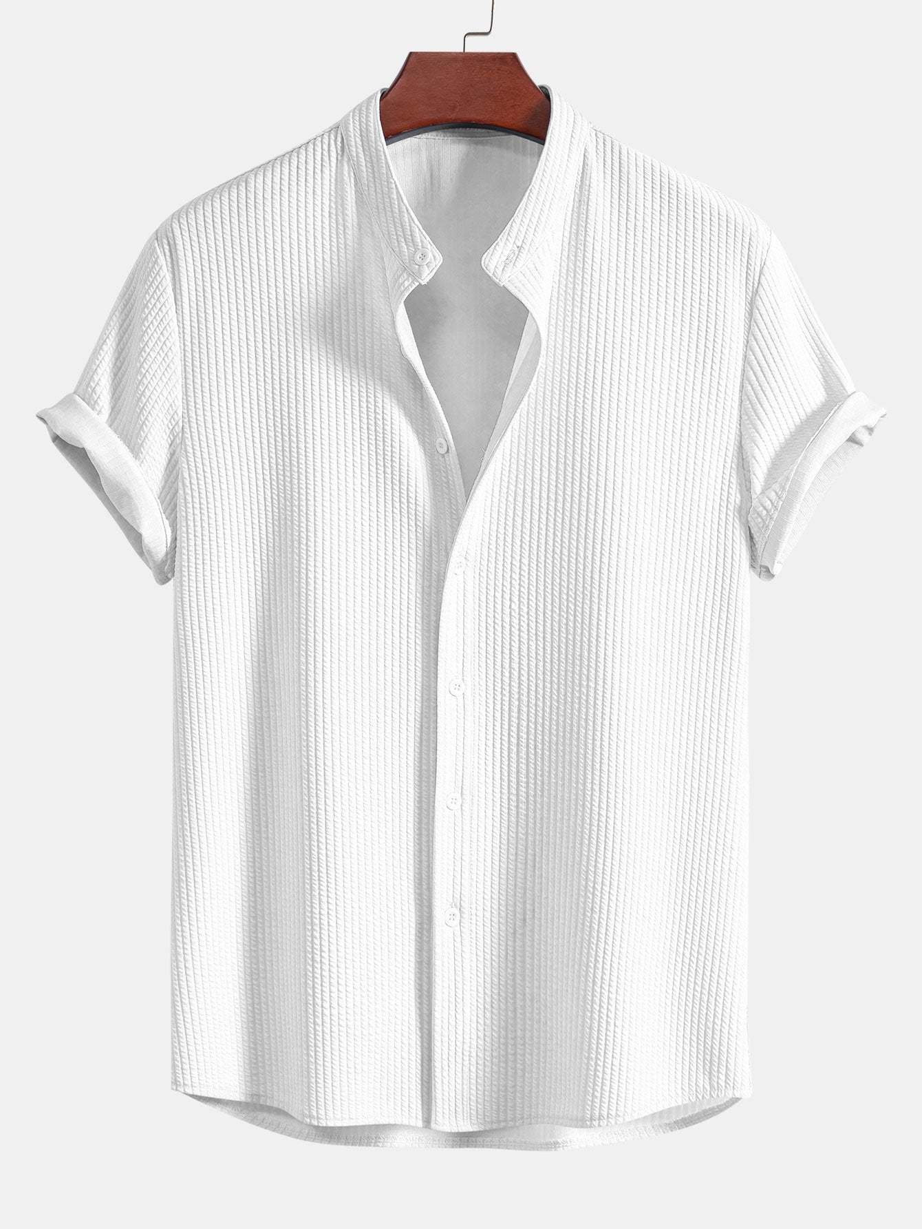 GRAYSON | Muscle fit shirt with stand collar