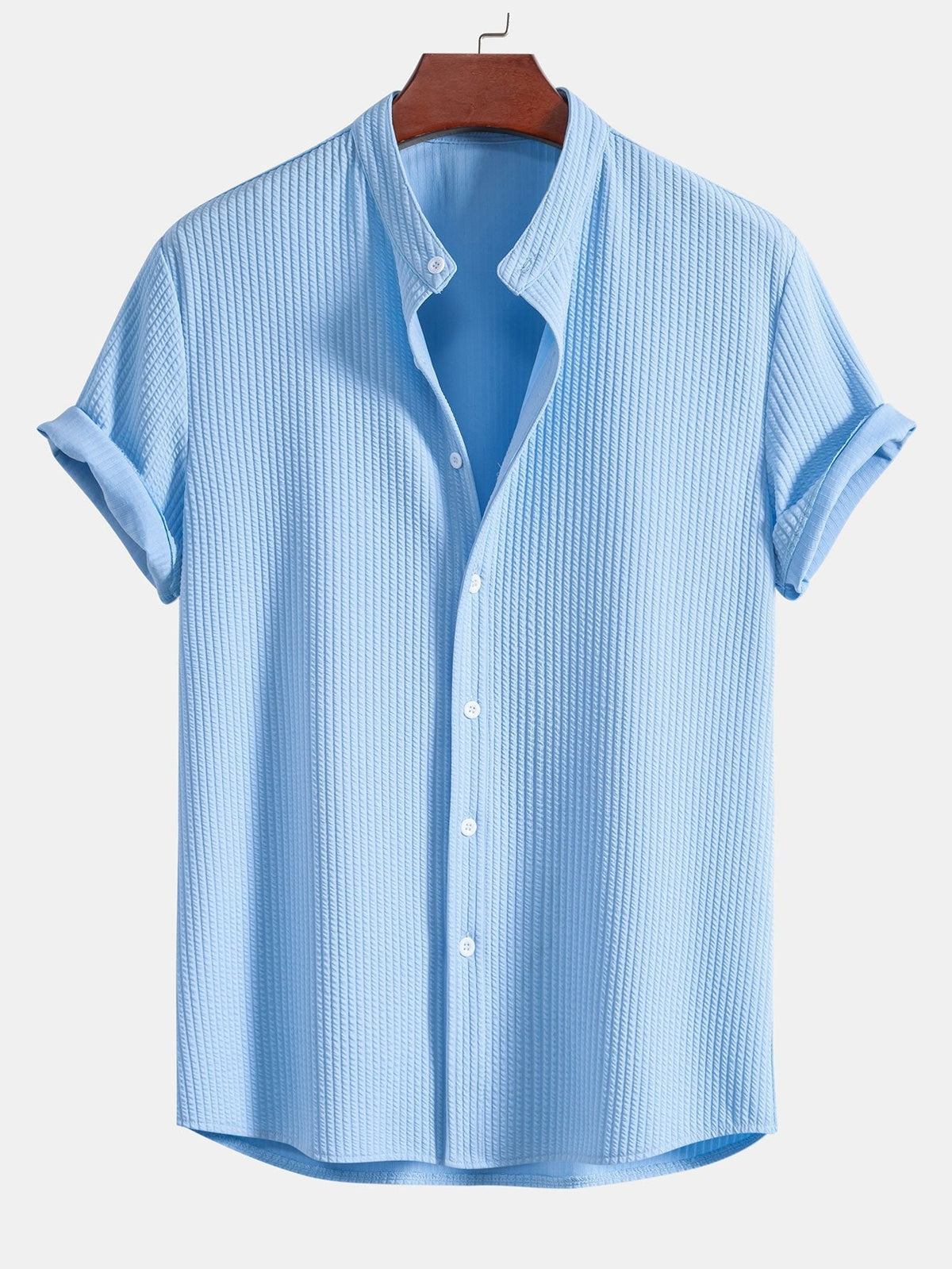 GRAYSON | Muscle fit shirt with stand collar