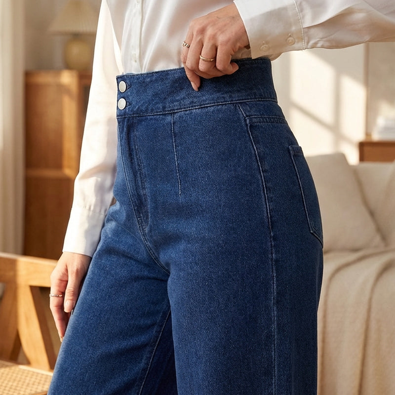 ISABELLA | Wide-leg jeans with high waist