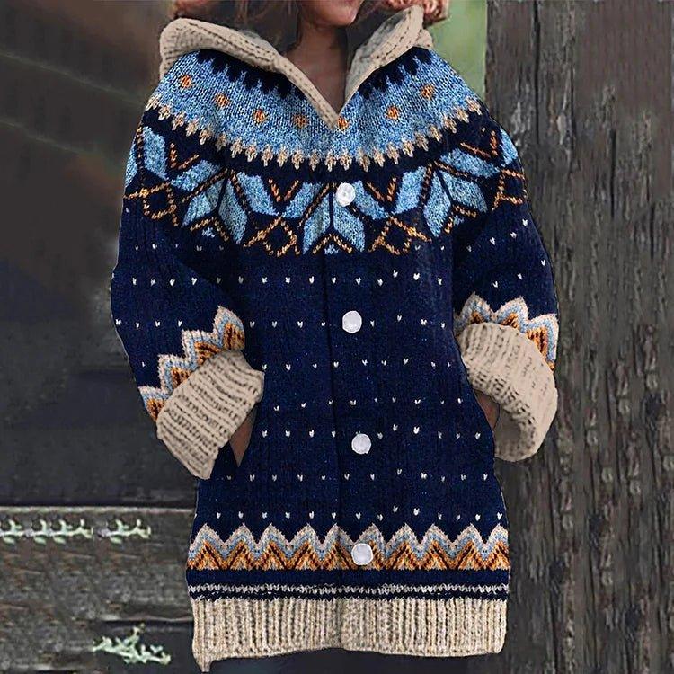 HARPER | Knit cardigan with draped silhouette