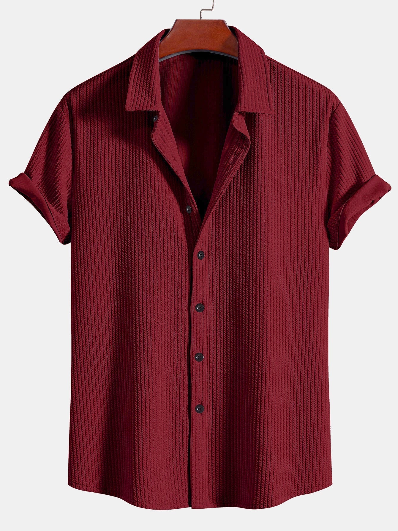 OWEN | Ribbed shirt with muscle fit