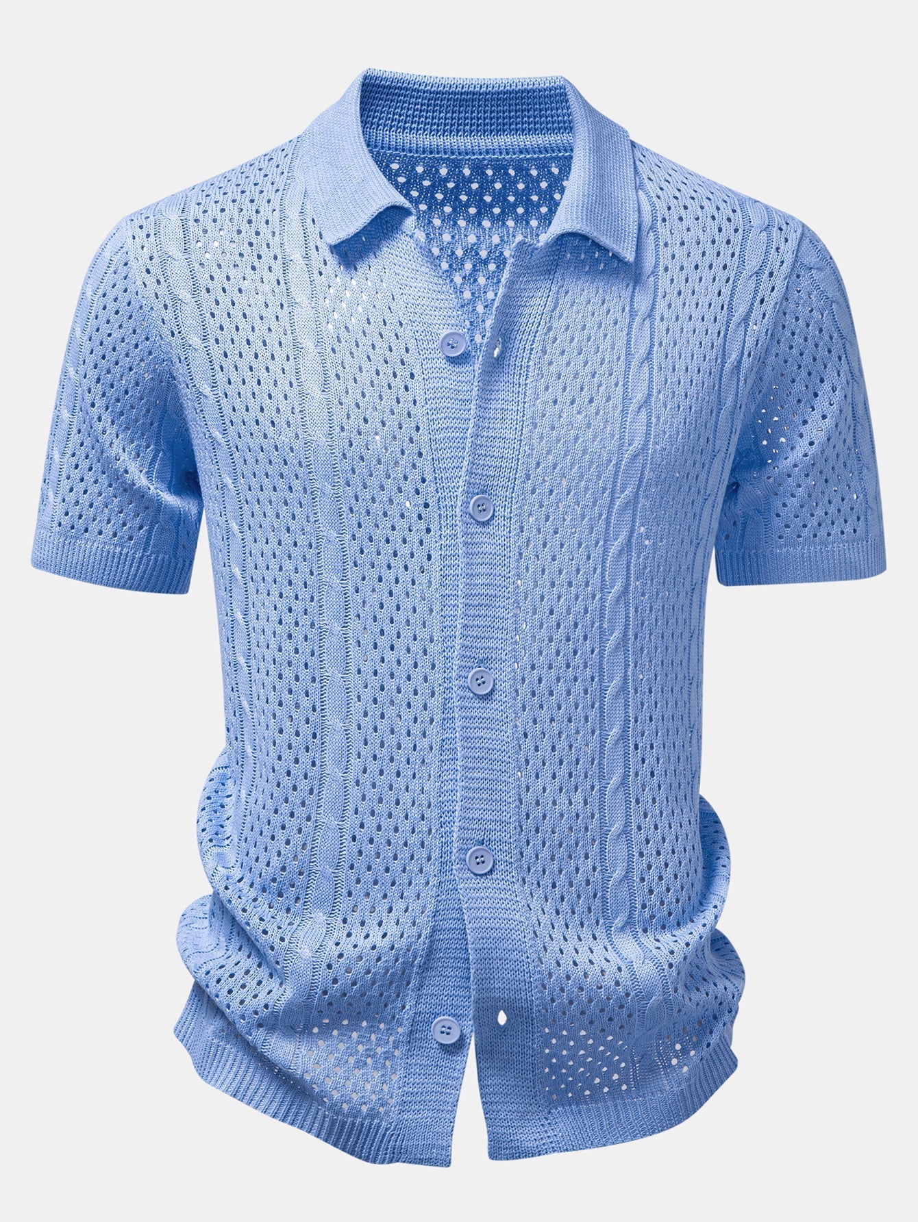 JACKSON | Open-knit shirt with relaxed fit
