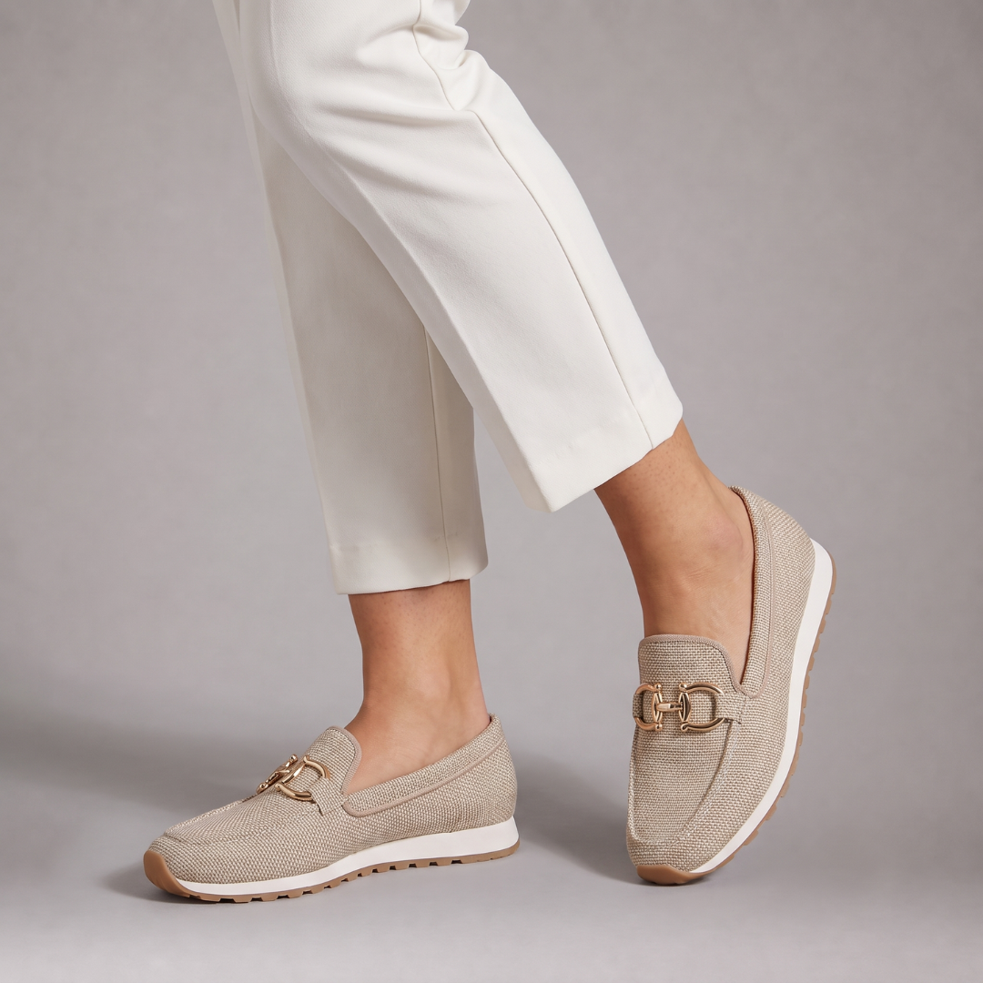 HARPER | Loafer with gold bit detail