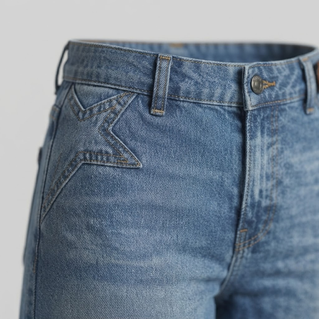 EMMA | High-waisted jeans with wide leg