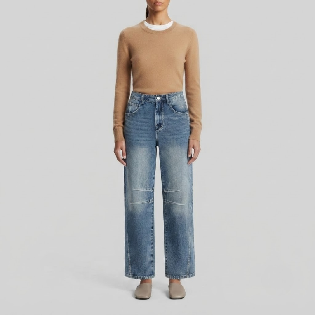 HARPER | Flared jeans with mid-rise fit