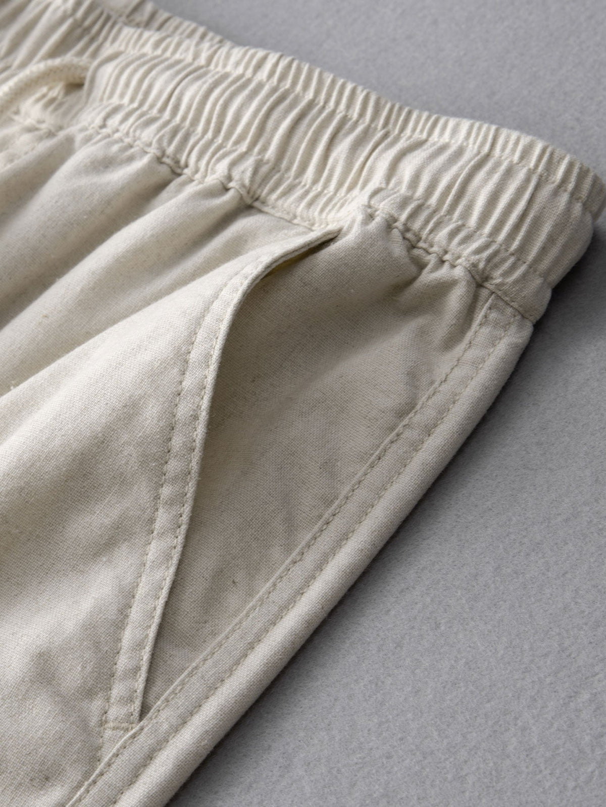 SOPHIA | Straight-leg pants with linen blend