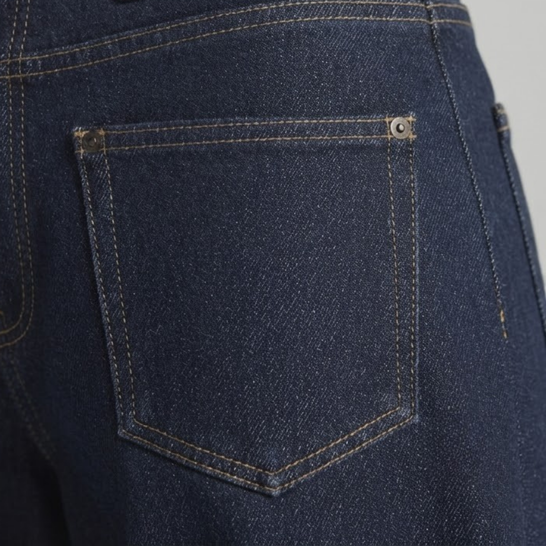 AUBREY | High-rise jeans with tie waist